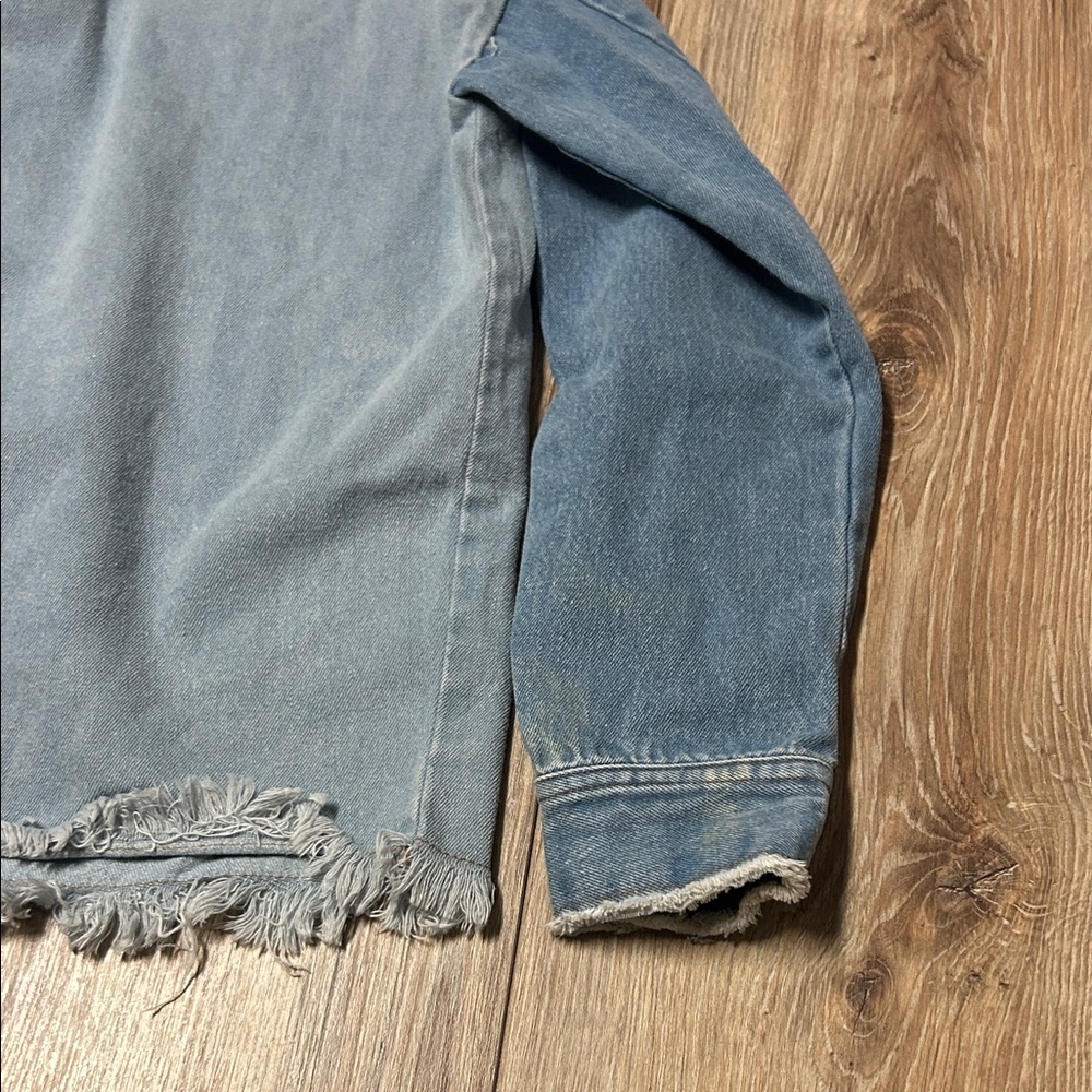 Two-Tone Denim Jacket - Picture 6 of 6